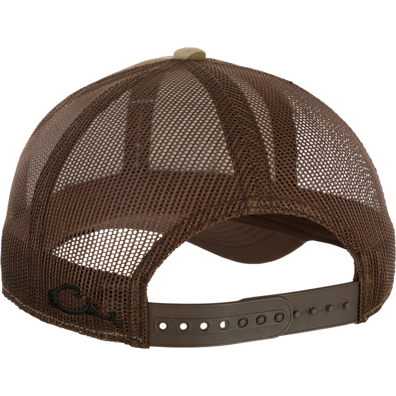 Square Patch Foam Front Ball Cap, a comfortable and stylish hat with foam front and mesh back for breathability. Adjustable straps ensure a perfect fit.