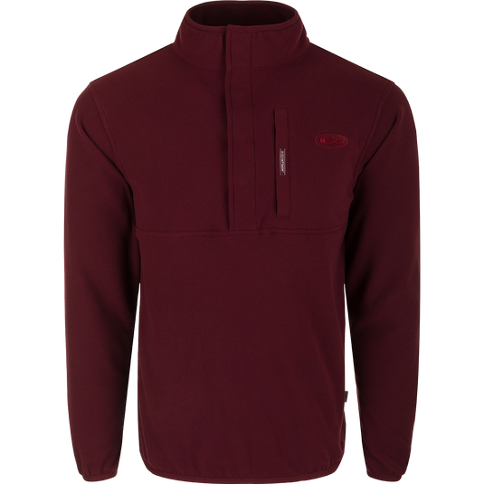 A lightweight, moisture-wicking Camp Fleece Pullover 2.0 with a snap closure and a Magnattach™ chest pocket. Perfect for layering with Drake outerwear.
