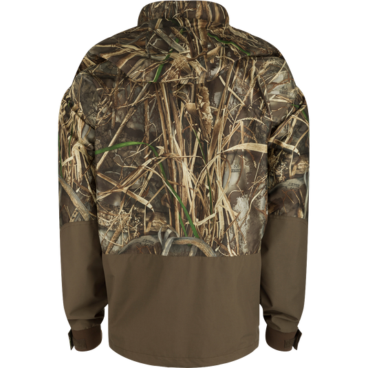 A camouflage jacket with Heat-Escape™ vents and multiple pockets, perfect for early season hunting. EST Heat-Escape Full Zip 2.0 - Realtree.