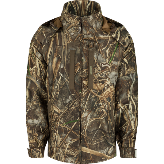 EST Heat-Escape Full Zip 2.0 - Realtree camouflage jacket with Heat-Escape vents under the arms for ventilation. Waterproof and breathable Refuge HS™ fabric with HyperShield™ 2.0 technology. Ideal for early season hunting.