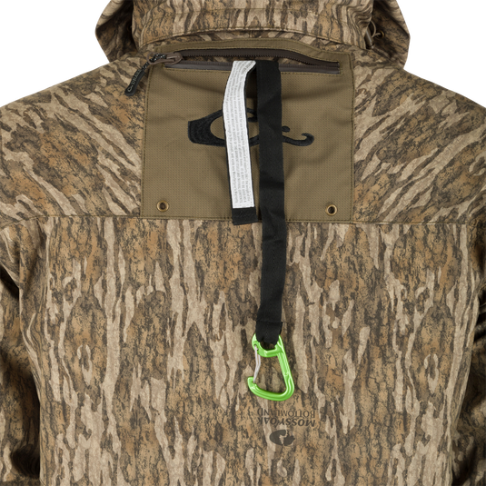A close-up of the G3 Flex 3-in-1 Waterfowler's Jacket, showcasing its functional design and versatility for hunters.