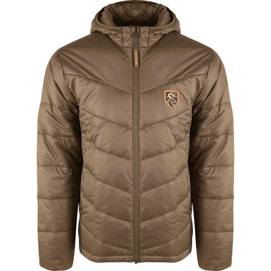 A lightweight, athletic cut Pursuit Synthetic Down Jacket with Agion Active XL® scent control technology. Perfect for cold hunts or chilly nights.