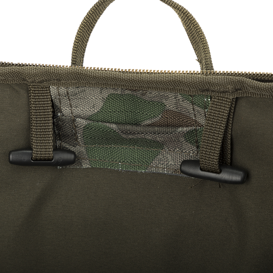 Non-Typical Rucksack: A close-up of a bag with versatile pockets and MOLLE loops for customizable functionality. Perfect for hunting necessities.