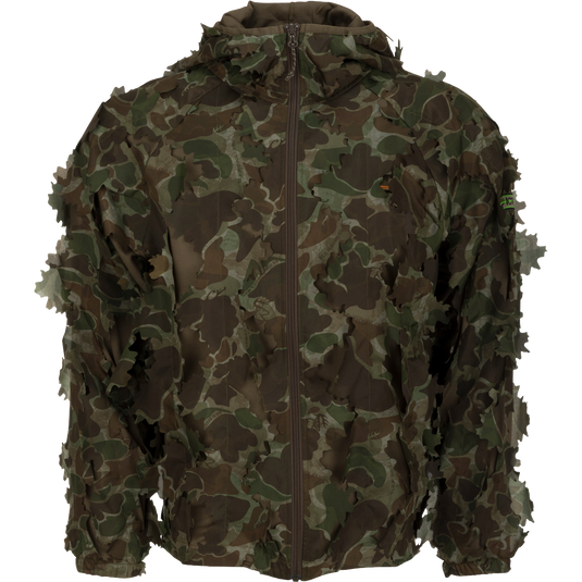 3D Leafy Jacket with Agion Active XL®, a camouflage jacket perfect for complete concealment while hunting.