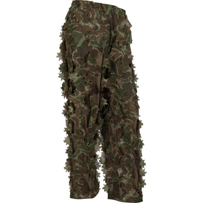 3D Leafy Pant with Agion Active XL™, a camouflage pant with cutout leafy pattern for complete concealment while hunting.