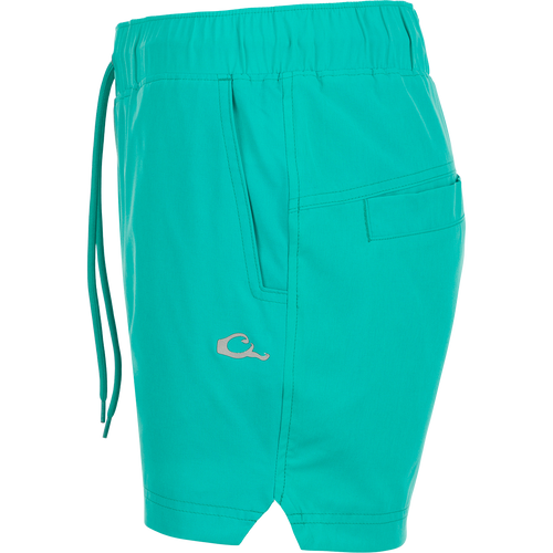 A close-up of the Women's Commando Lined Short 4.5