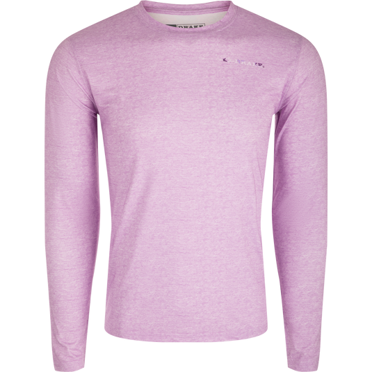 Youth Performance Crew Heather L/S shirt with built-in cooling, moisture-wicking, and UPF 50 sun protection. Lightweight and quick-drying fabric for ultimate functionality.