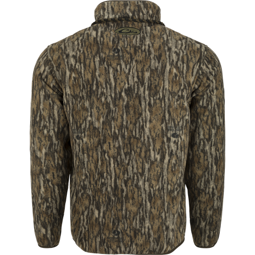 MST Camo Camp Fleece ¼ Placket Pullover: Lightweight, moisture-wicking fleece with Magnattach™ pocket and 4-snap closure. Perfect for layering or mid-season weather.