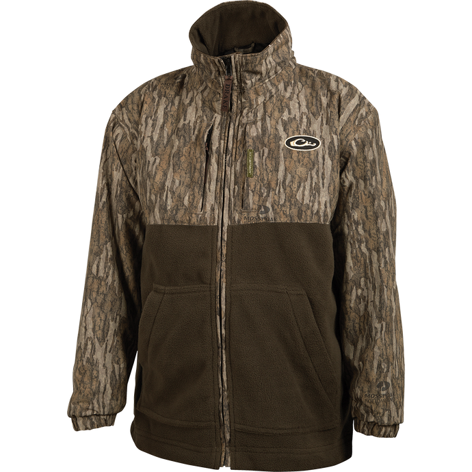 MST Youth Eqwader Full Zip Jacket - A waterproof/windproof/breathable jacket with patented Eqwader™ technology. Features Magnattach pocket, zippered chest pocket, and kangaroo pouch. Ideal for waterfowl hunting and fishing.