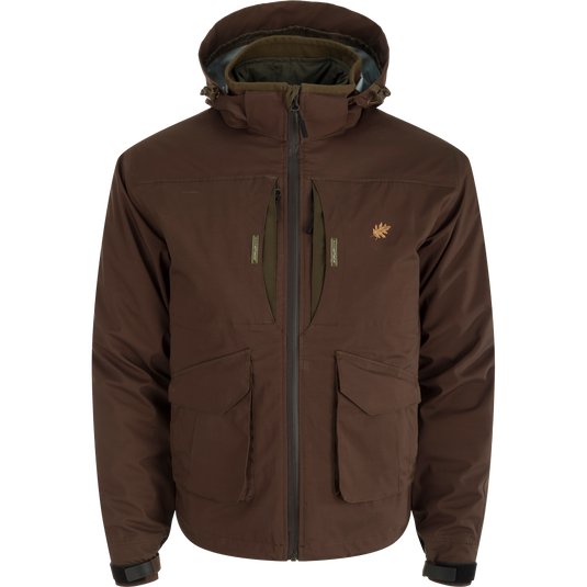 McAlister G3 Flex 3-in-1 Waterfowler's Jacket: Versatile hunting jacket with zip-in liner for cold weather. Waterproof shell, quick-access pockets, and adjustable features.