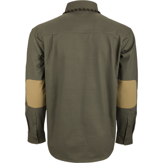 McAlister Microfleece Softshell Waterfowler's Shirt: A windproof, warm shirt with a button-down design. Features pocket storage for essentials and comfortable range of motion.