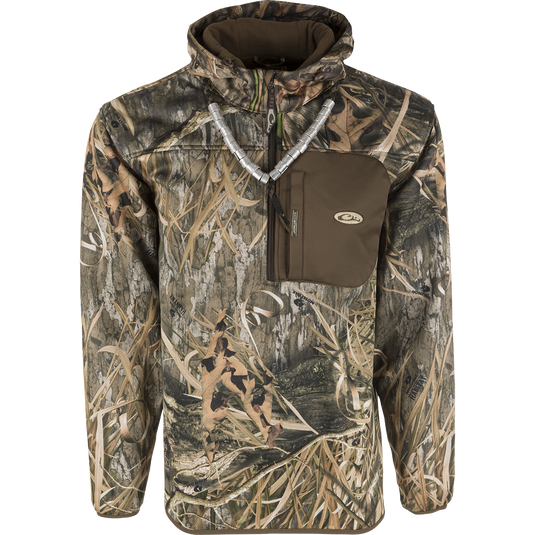 Drake Waterfowl Endurance Quarter Zip Jacket w/ Hood