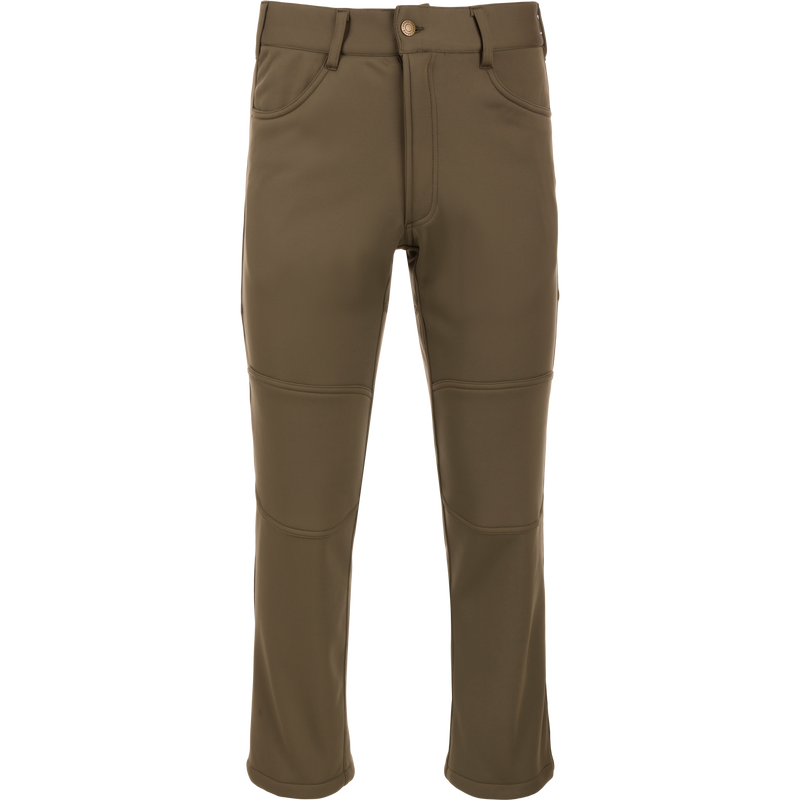 Endurance Jean Cut Wader Pant featuring ultralight fleece lining, front slash and rear pockets, and adjustable waist, designed for comfort and silent movement during hunting.