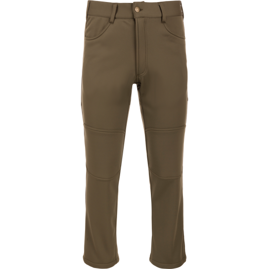 Endurance Jean Cut Wader Pant featuring ultralight fleece lining, front slash and rear pockets, and adjustable waist, designed for comfort and silent movement during hunting.