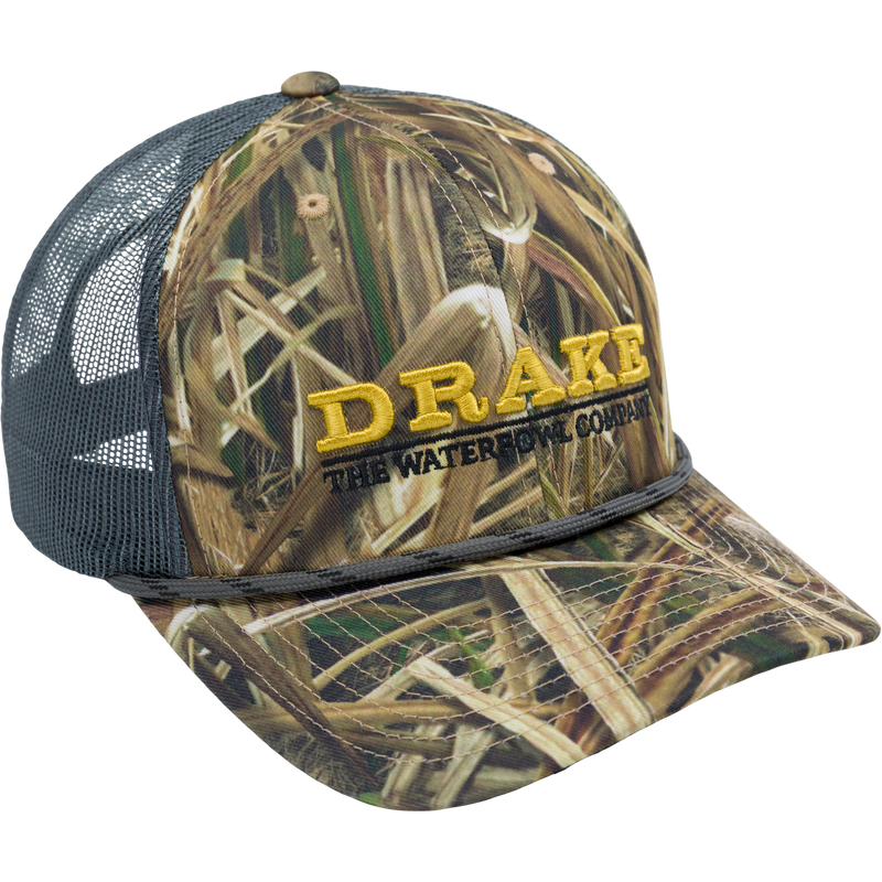 Drake Waterfowl Logo Trucker Rope Cap - Main Image