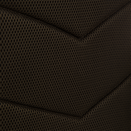 Close-up of the Tree Hugger Timber Day Pack’s padded mesh back-panel, highlighting its breathable honeycomb design and sturdy stitched seams for enhanced durability during outdoor excursions.