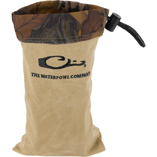 Waxed Canvas Shell Pouch