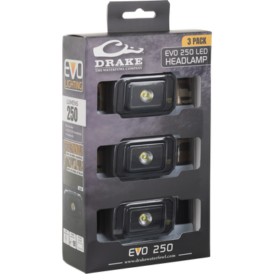 3 Headlamp Lighting Pack 250LM