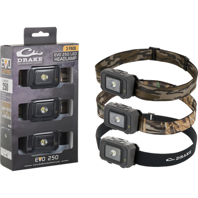 3 Headlamp Lighting Pack 250LM