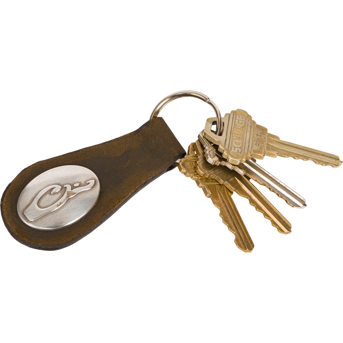 Leather Drake Logo Key Chain – Drake Waterfowl