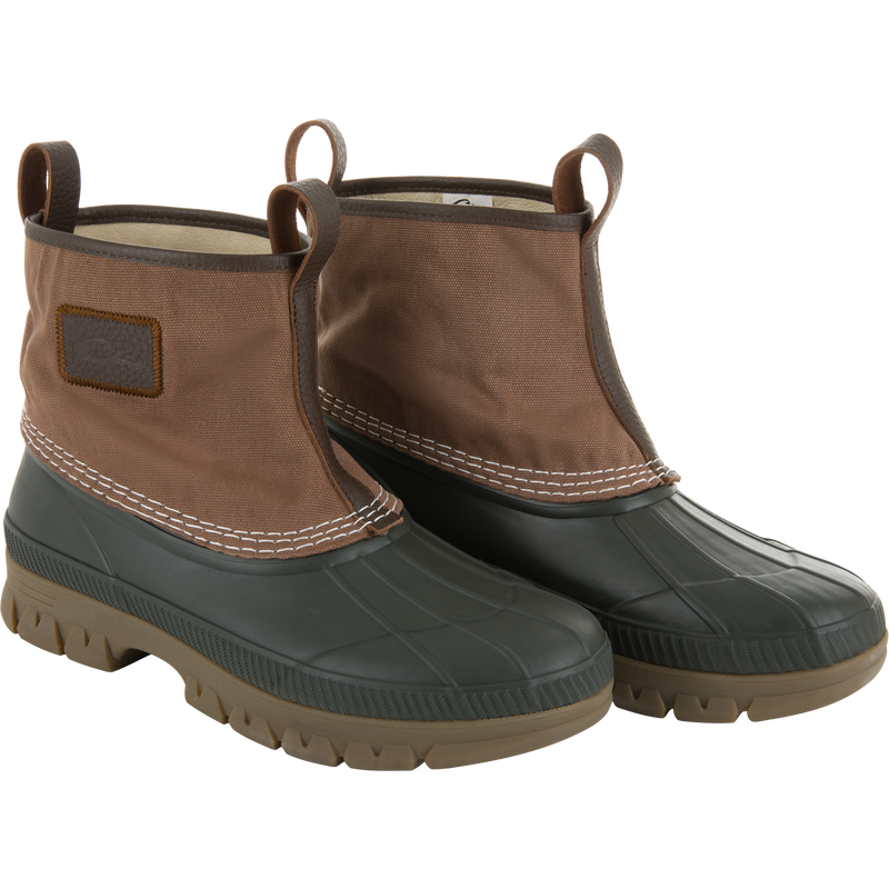 Throwback 80 Waxed Canvas Slip On Duck Boot