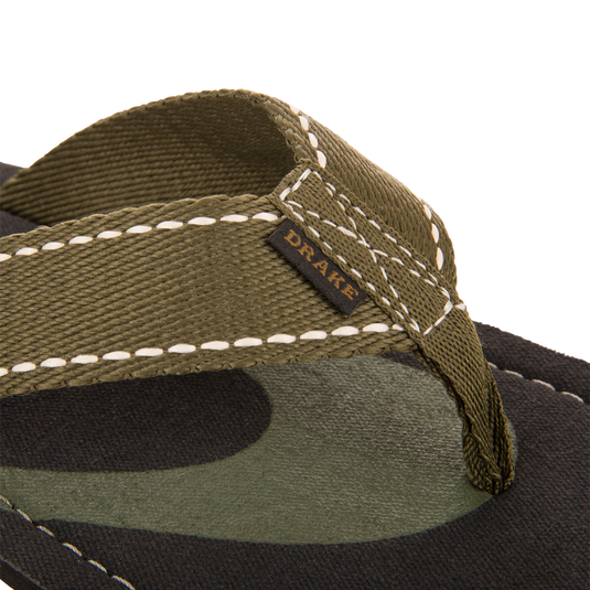 Waterfowl Lakeshore Flip Flops - Cotton Canvas Comfort | Drake Waterfowl
