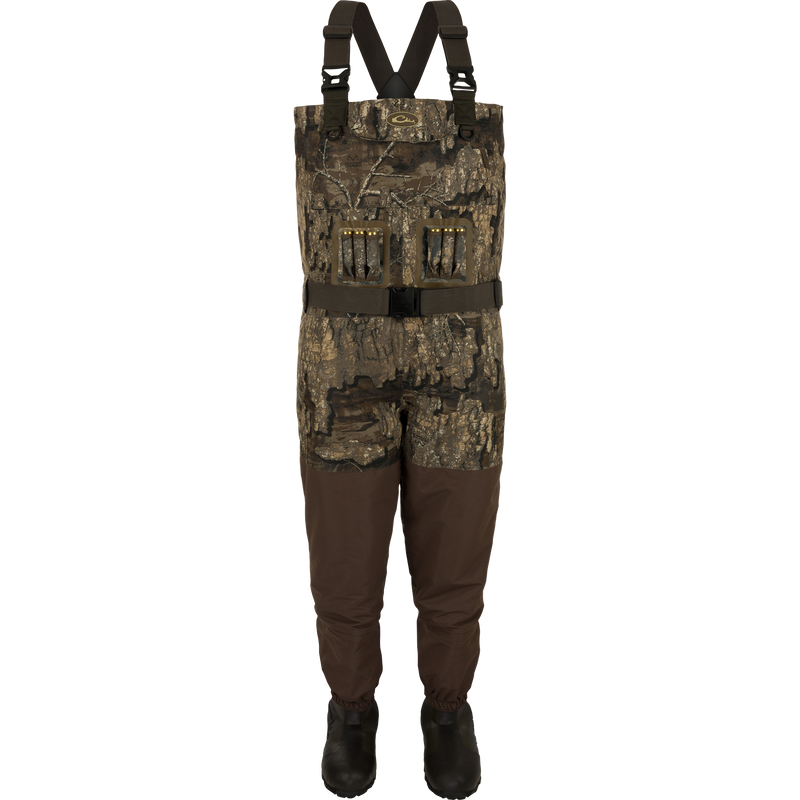 A product image alt text for the Insulated Guardian Elite Vanguard Breathable Waders - Realtree: 