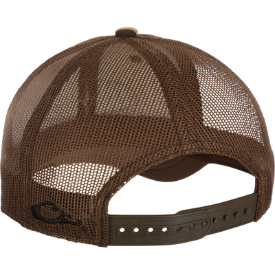 Oval Logo Foam Front Ball Cap, a stylish and lightweight hat with adjustable closure. Perfect for everyday wear and outdoor activities.