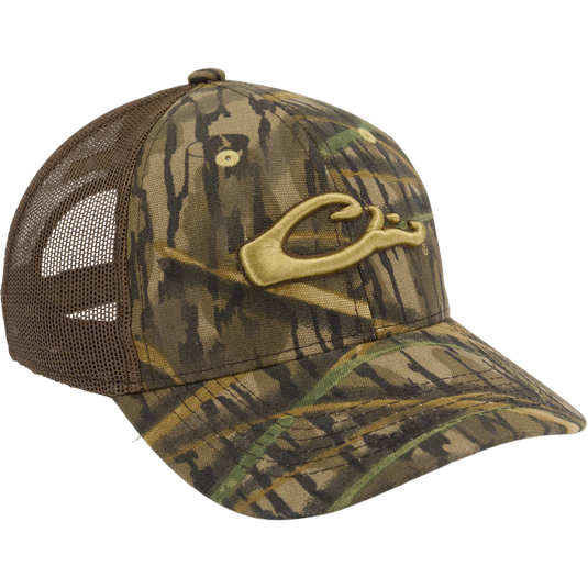 6-Panel Camo Mesh-Back Cap