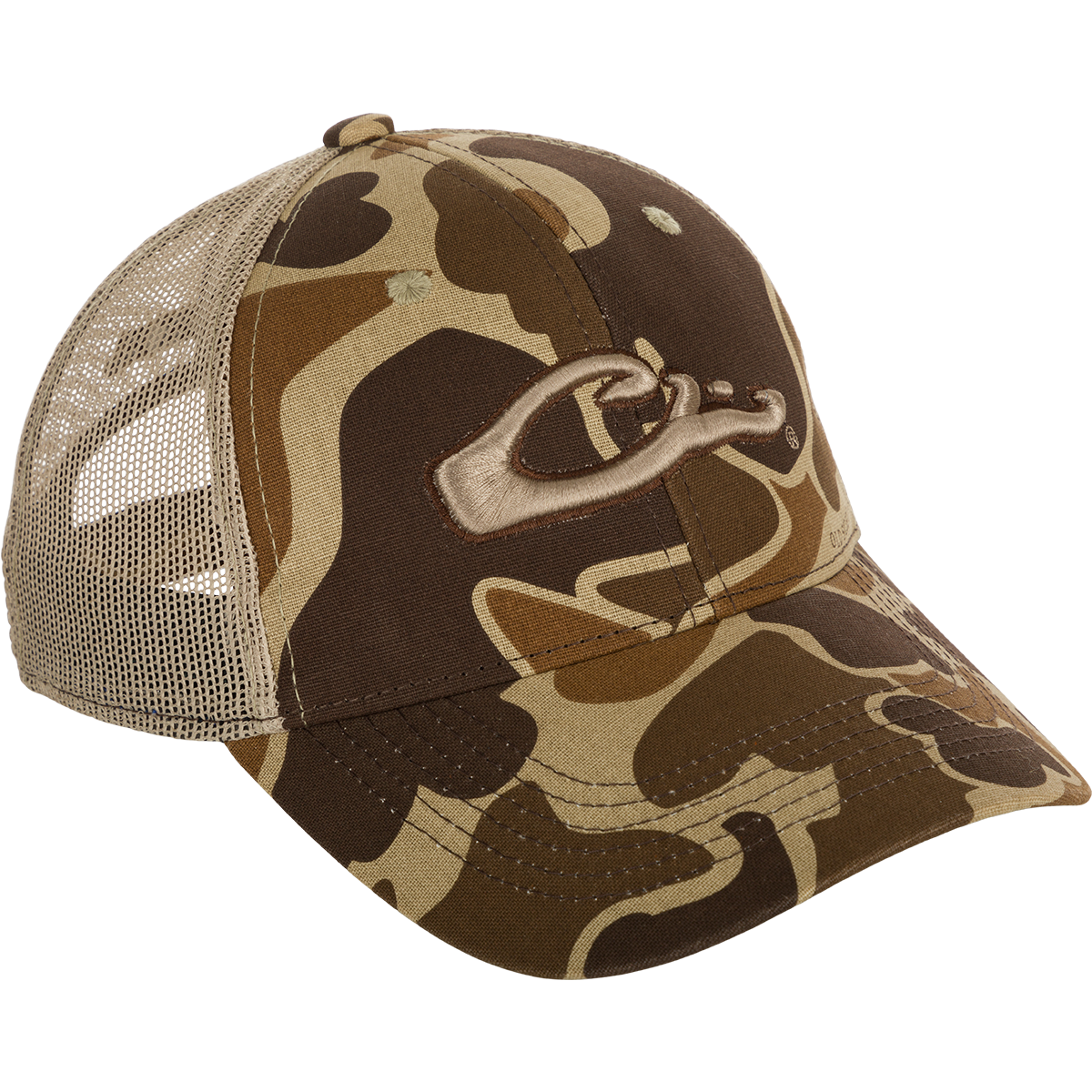 Drake Waterfowl 6-Panel Camo Mesh-Back Cap