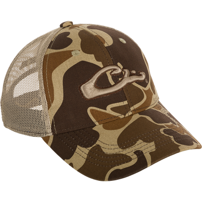 Drake Waterfowl 6-Panel Camo Mesh-Back Cap Drake Waterfowl 6-Panel Camo Mesh-Back Cap