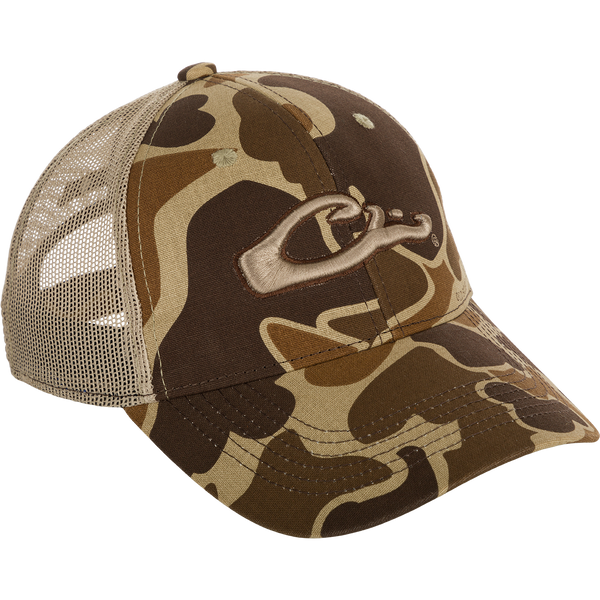 Drake Waterfowl 6-Panel Camo Mesh-Back Cap