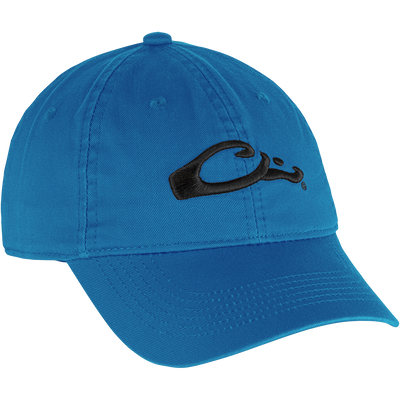Cotton Twill Cap with low-profile silhouette, brass buckle back strap, and contoured bill. Ideal for everyday wear.