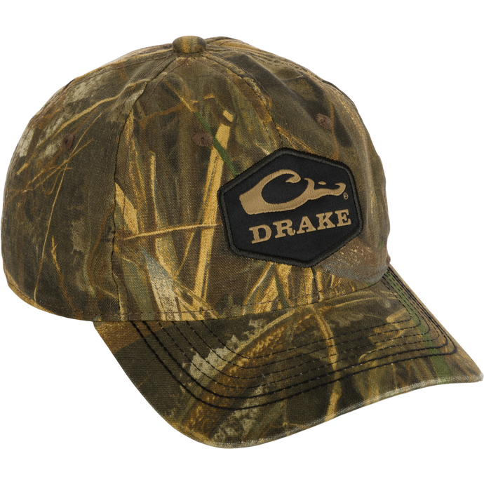 Women's Camo Ponytail Cap - Realtree: A low-profile, unstructured cap with a logo. Made of a cotton/polyester blend, it features a hook-and-loop closure and a ponytail slot for freedom of movement. Perfect for tackling any terrain in style.