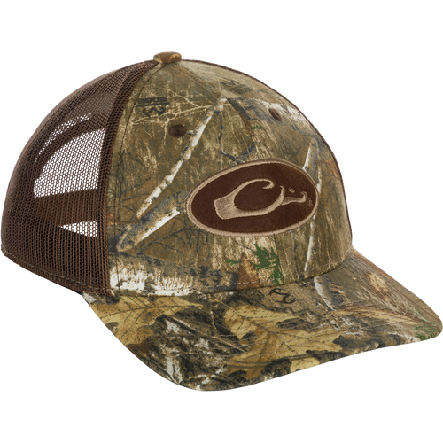 Oval Patch Camo Mesh Back Cap - Realtree