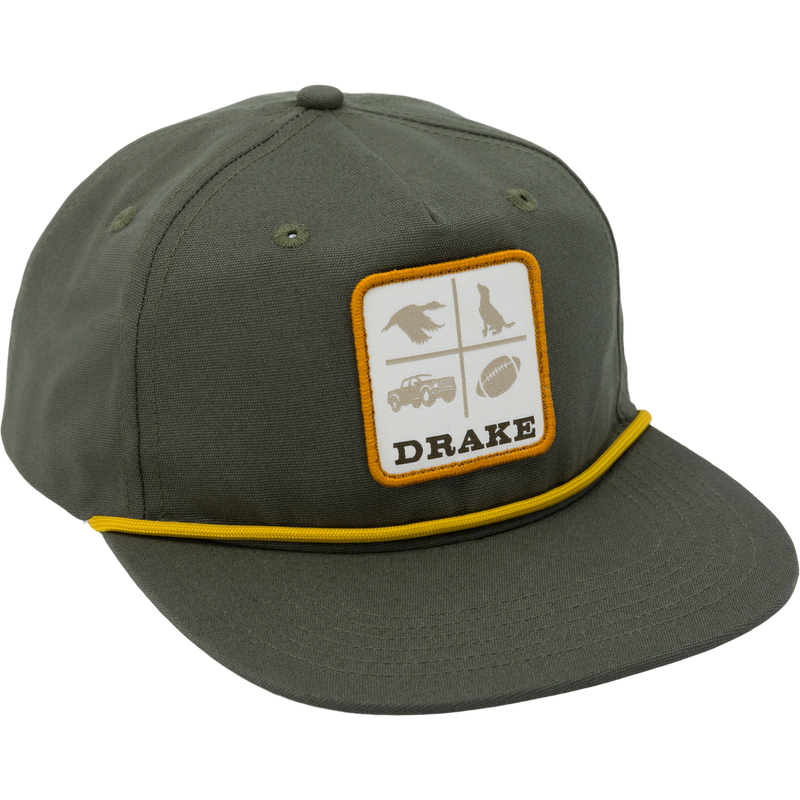 Drake X Lost Hat DDTF Goat Rope Cap - Premium Adjustable Snapback Drake X Lost Hat DDTF Goat Rope Cap - Premium Adjustable Snapback
