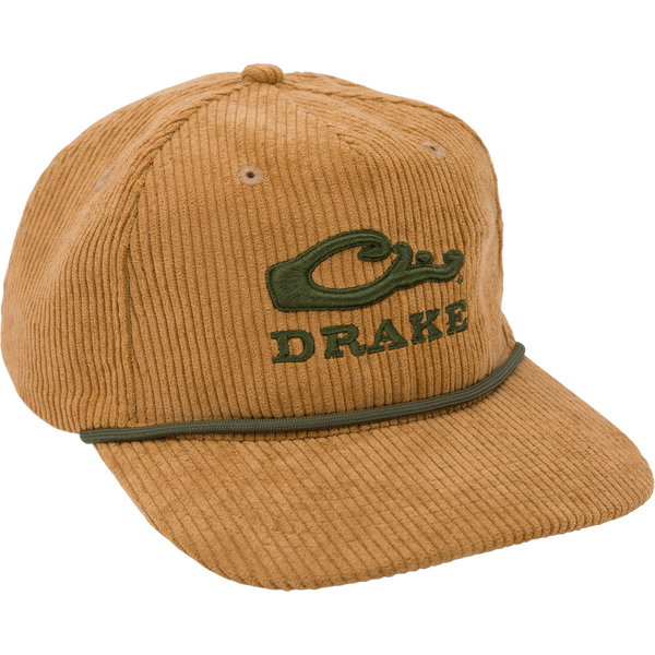 Drake Corduroy Goat Rope Cap - Adjustable Fit – Drake Waterfowl