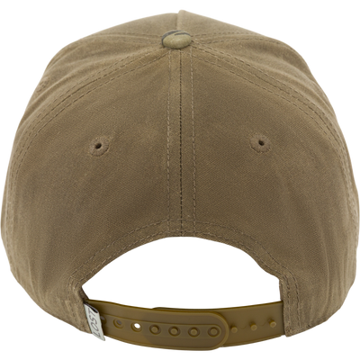 Drake X Lost Hat Coot Goat Rope Cap showcasing its stitched panels, top button, and adjustable snapback, ideal for a stylish, comfortable fit.