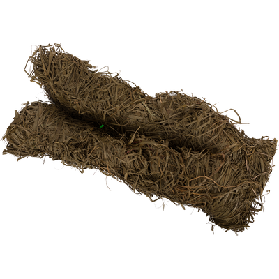 5lb Raffia Grass Bundle, shown close up. Ideal for blending into natural environments, it's durable and weather-resistant for hunting blinds.