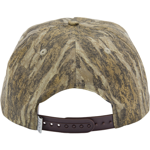 Non-Typical X Lost Hat Goat Rope Hat with camo pattern, featuring a snapback closure and a KOST tag, designed for adjustable comfort and adventure readiness.