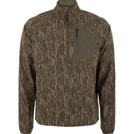 Non-Typical Lightweight SWT Half Zip Pullover with Scent Control