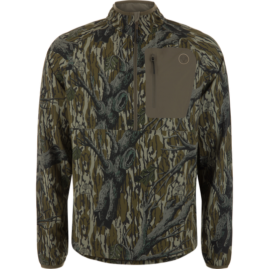 Non-Typical Lightweight SWT Half Zip Pullover with Scent Control