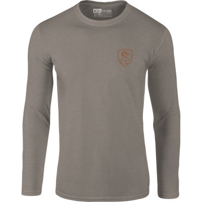 Non-Typical Shed Long Sleeve T-Shirt, lightweight blend, designed for comfort. Ideal for casual wear, featuring long sleeves and crafted from 60% cotton, 40% polyester.