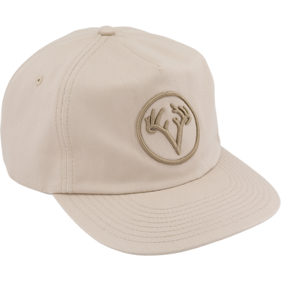Non-Typical x LOST Stepdad Logo Cap featuring a tonal embroidered antler logo, mid-profile fit, and adjustable snapback for customizable comfort.
