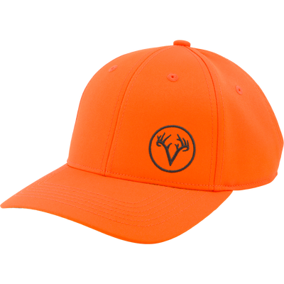 Non-Typical Side Logo Ball Cap with six-panel crown, embroidered antlers logo, snapback closure, and cotton sweatband for style and comfort.