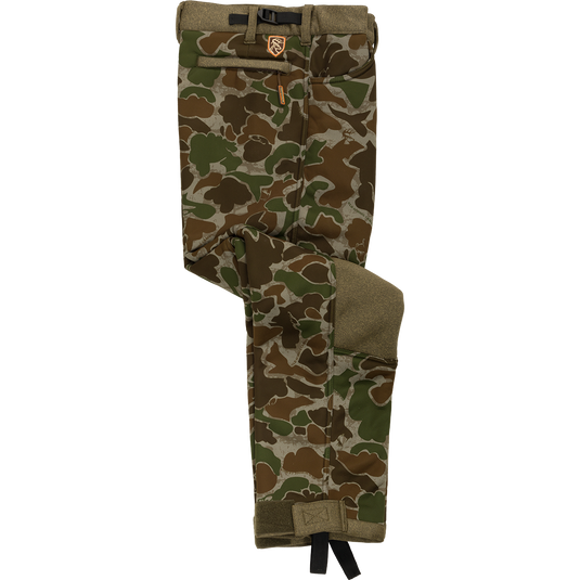 Silencer Soft Shell Pant with Agion Active XL, camouflage pattern, military style, deer stand hunting gear.