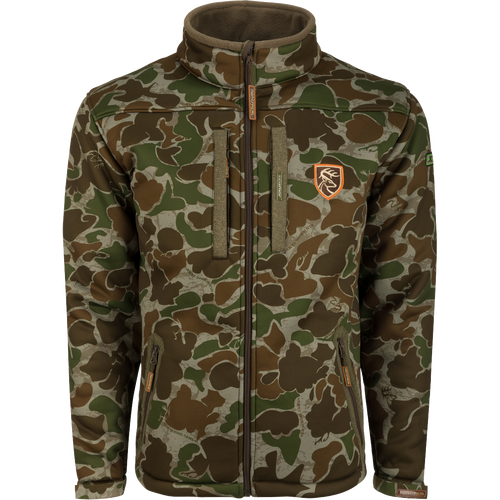Silencer Full Zip Jacket with Agion Active XL: Soft, durable hunting jacket with scent control technology, vertical chest pockets, and lanyards for gear.