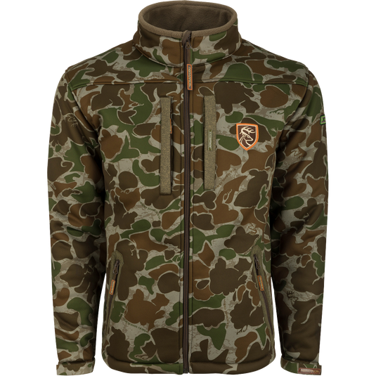 Silencer Full Zip Jacket with Agion Active XL: Soft, durable hunting jacket with scent control technology, vertical chest pockets, and lanyards for gear.