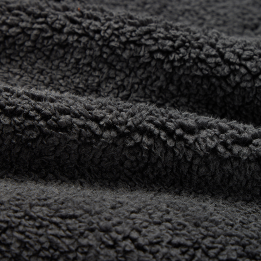 Close-up of the Non-Typical Silencer Hoodie with Agion Active X2, showcasing its soft, high-pile sherpa fleece texture and advanced performance features for hunting.
