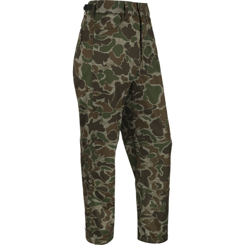 Youth Endurance Camo Pant With Agion Active XL, a mid-weight, sleek design for unpredictable weather. Features slash pockets, rear pockets, and adjustable waist.